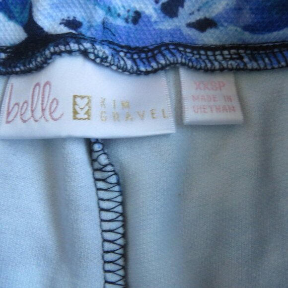 NWOT Belle by Kim Gravel Perfect Pique Fresh Picked Capri, Petite XXSP Twilight - Picture 14 of 15